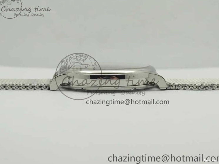 MIROTIME 0104 FastDry Portofino IW356501 SS V3 MK 1:1 Best Edition Black Dial On SS Mesh Bracelet MIYOTA 7195